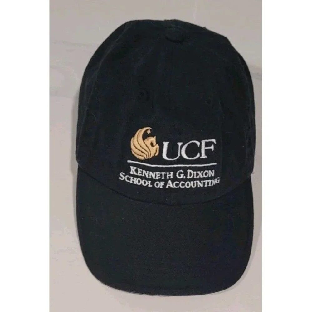 UCF SCHOOL of Accounting Hat Black Cap Kenneth G Dixon Central Florida